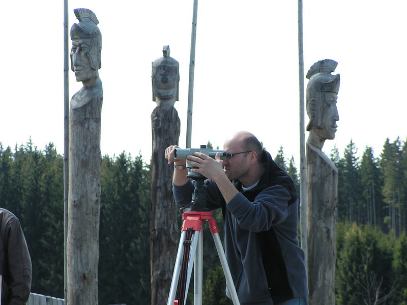 Turm-30.4.08-5.jpg - 30.4.08 - die Bodyguards haben alles im Blick